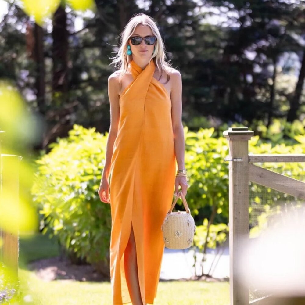 NWT Julia Amory Stephanie Dress--Nectarine